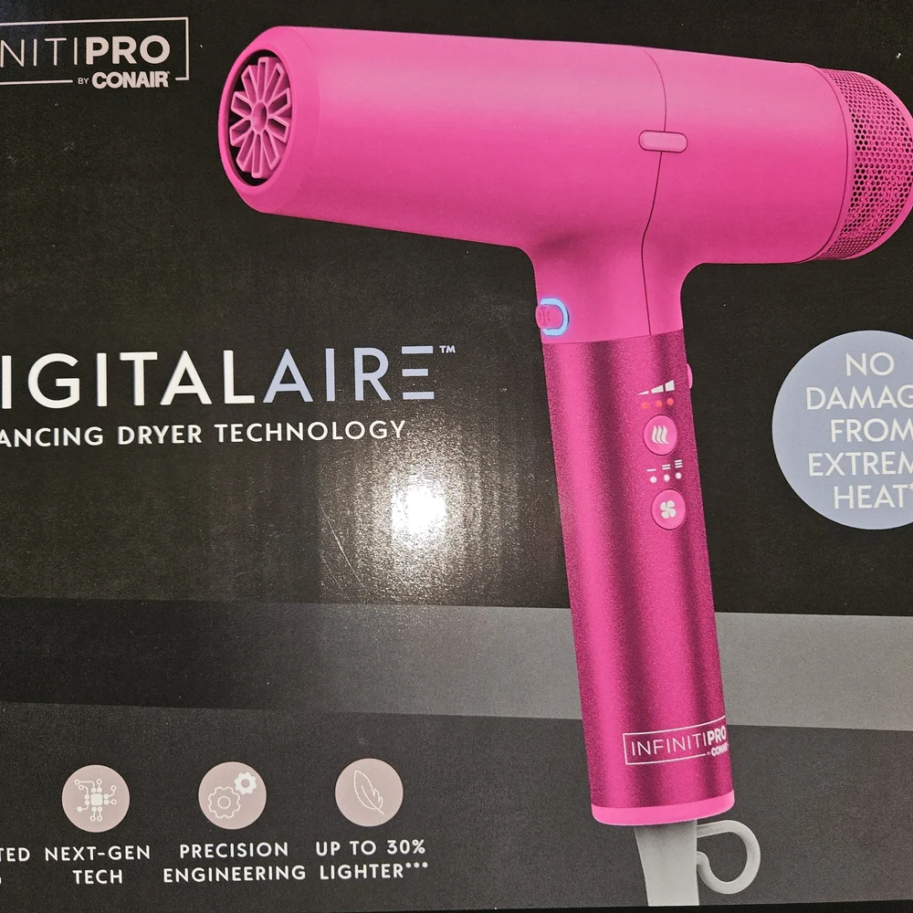 InfinitiPRO by Conair Pink Hair Dryer - Picture 1 of 2